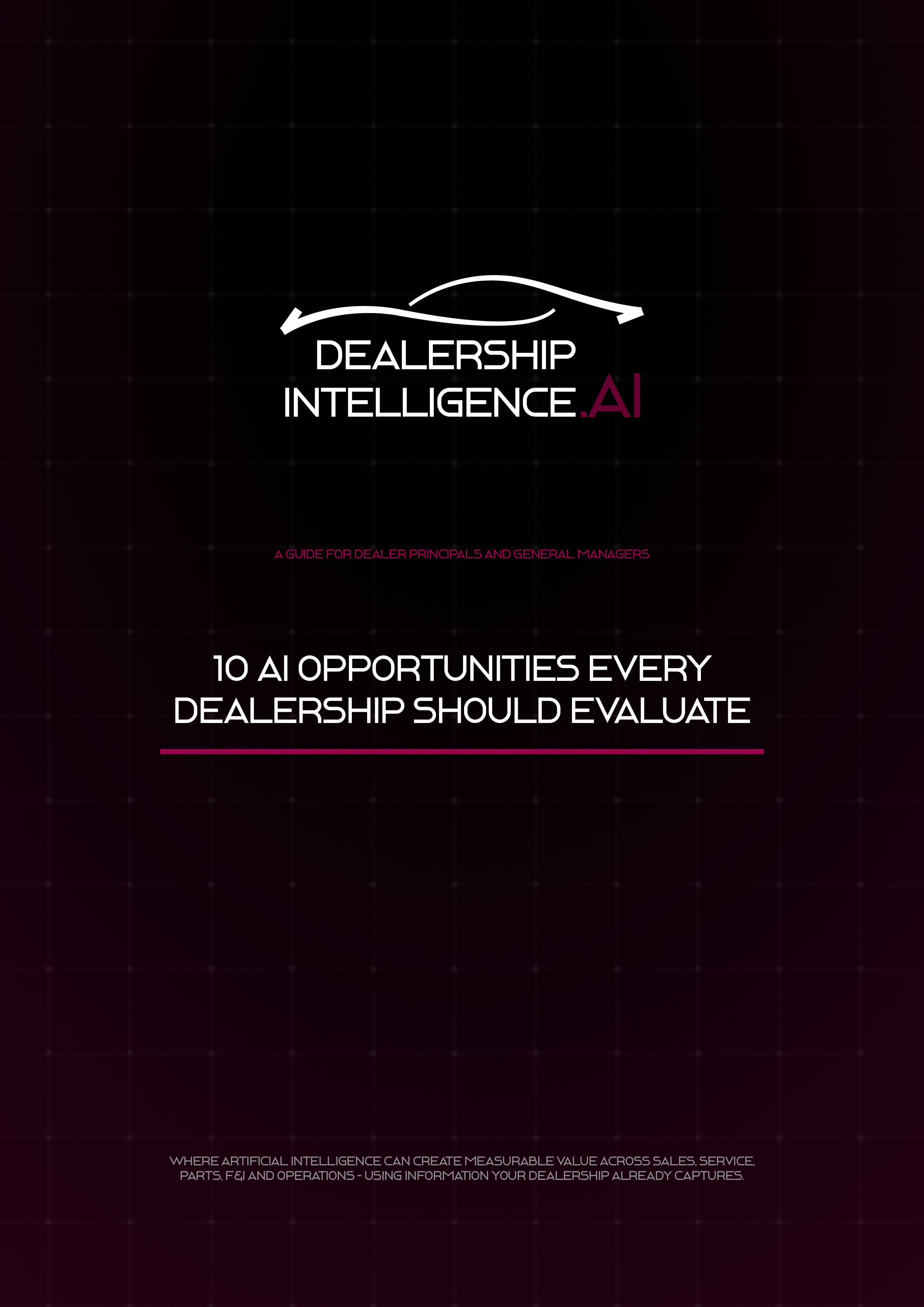 10 AI Opportunities Every Dealership Should Evaluate — ebook cover